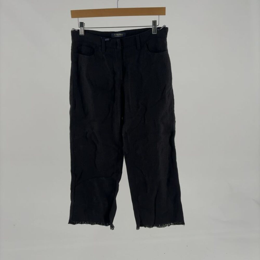 Max Mara Cervia Linen-Blend Trouser